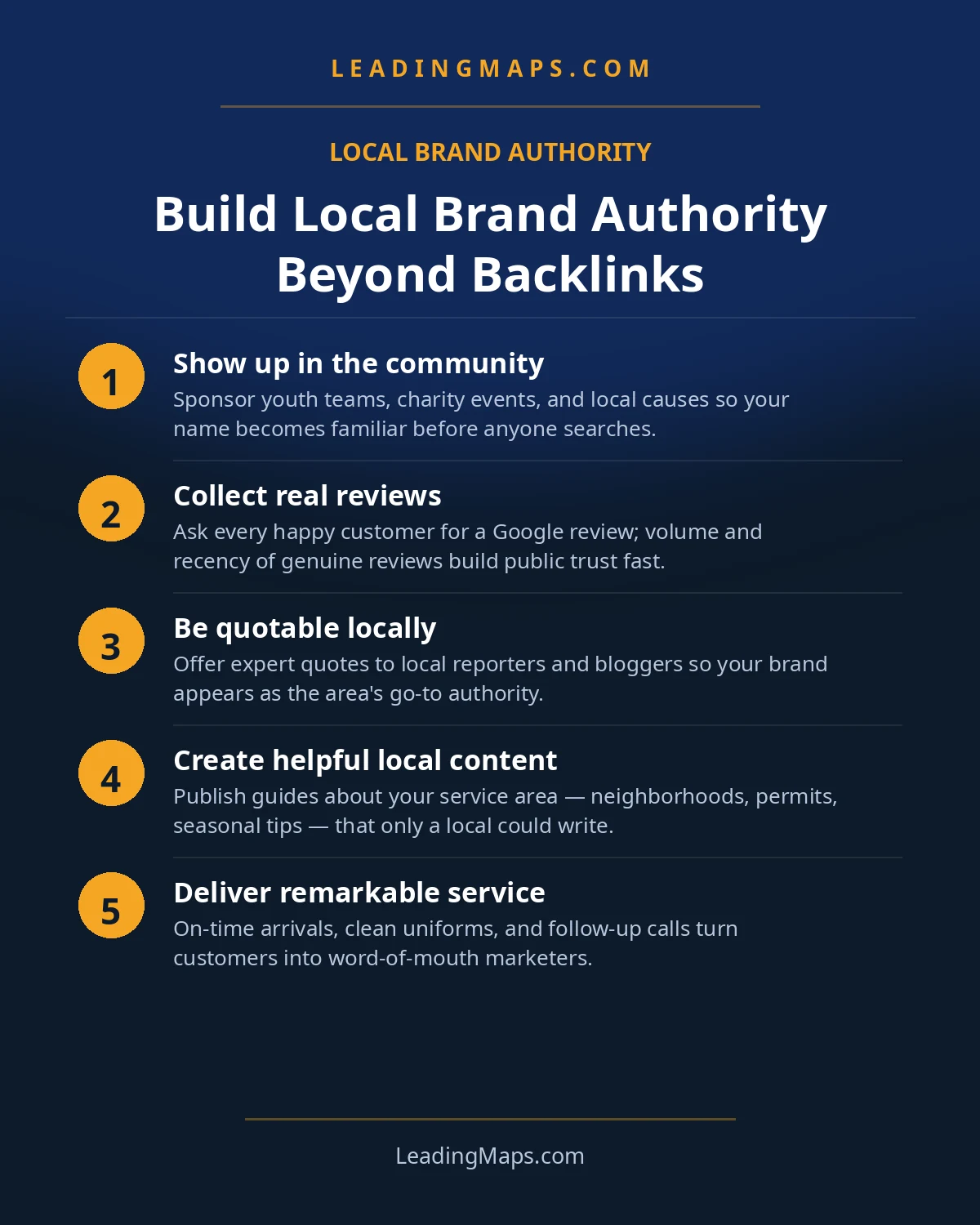 Infographic: Build Local Brand Authority Beyond Backlinks